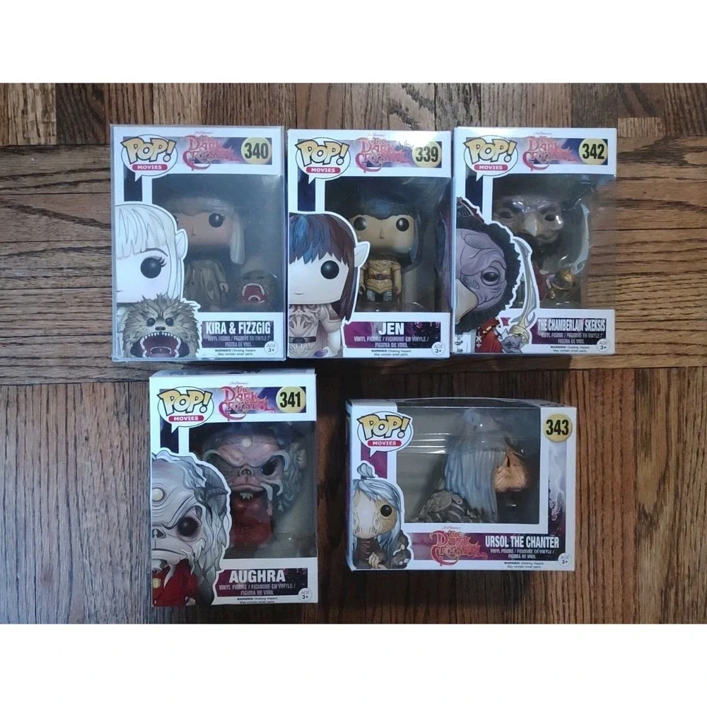 Funko Pop Movies The Dark Crystal Set of 5 Jen Kira Aughra Skeksis Ursol 339-343